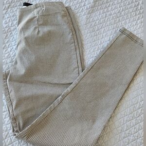 Calvin Klein Black and White Checkered Pants